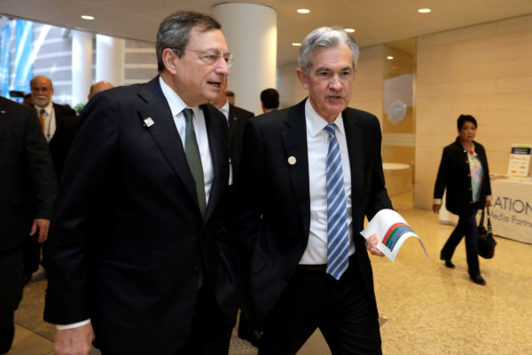 Draghi e Powell, i protagonisti della settimana